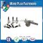 Taiwan #12-14 x 1-1/4" Hex Unslotted HWH Epoxy #3 410 Stainless Steel Bonded Sealing Washer Tek Self-Drilling Screw