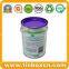 PVC Tinplate Bucket Transparent PET Tin Bucket with Clear Body