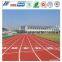 13mm Thickness Breathable EPDM Red Rubber Granules Spu Running Track