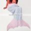Knitting Mermaid Sleeping Bag/Mermaid Blanket/Shark Blanket