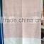 Hand woven Pink & white and orange & white stripe cotton scarf