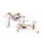 Simple Gender Symbol Men Shirt Silver Cufflinks