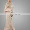 2016 Wholesale Jubah Malaysia Beaded Fashion Muslim Design Fancy Appliqued Muslim Jubah Baju Kurung Malaysia