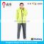 clear PVC cycling rain jacket with Zipper