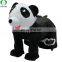 HI coin operated kiddie rides plush animal electric scooter for sale