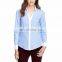 Women Office shirt design with strip