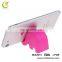 Elephant shape Novelty printable elephant silicone mobile phone holder, smartphone display suction stand