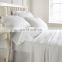 100% cotton white plain sateen hotel bed flat sheets