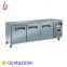 Commercial stainless steel Double Doors Work table chiller