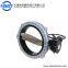 Drilling Rigs Water Treatment Butterfly Valve U Flange Type Worm Gear Operated