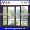 no deformation thermal break front wood grain finish aluminum window