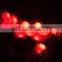 RGB Solar Powered LED String Light 6W with 3V Solar Panel 10pcs sockects for Home Garden Use