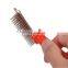 Pets Fur Remover Comb Tangles & Knots Anti-skip Handle  Cats Dogs Grooming Slicker Brush