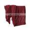 RAWHOUSE hot sale Ivory white Claret Navy blue knitted cotton blanket