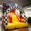 Outdoor Traffic Signals Theme Funny Inflatable Castle And Slide For Children Play Center