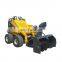 hysoon utility compact skid steer loader with skid steer attachments