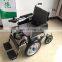 Light weight folding electrical wheelchair with joystick controller and electric wheelchair motor