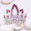 2015 new model FZ-040 bridal wedding hair tiara crown wholesale