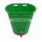 4L Gray Calf Feeding Bucket barrel With Rubber Animal Feeding Nipple