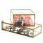 Glass Top Display Box Pretty Sky Printing Custom Design Glass Metal Jewelry Box Manufacturers