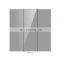 Gray black gold glass panel European standard British standard 3 switch panel electrical wall socket plug switch 10A/16A 250V