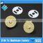 14mmx3.5mm gold Magnetic button N35 magnet ring