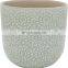 Modern Ceramic Floral Embossed Decorative Planter Flower Pot