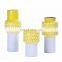 Modern Hot Sale Yellow Grid Flower Ceramic Porcelain Vase for Hotel Home Office Decoration
