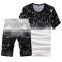 2021 Amazon Hot Selling, Clothing Custom Logo S-5xl Tracksuits Men Sport Shorts Set Solid Loose Men Sweat Suit/