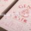 Custom book shape paper box gift makeup packaging for cosmetic set