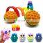 2022 Silicone Push Bubble Mini Kids New Best Selling Logo Pack Sensory Fidget Toy Set