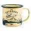 wholesale colorful printing customized iron guaranteed quality 12oz enamel mug metal for promotion