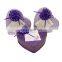 Latest design heart shape with flowers decoration gift box best for birthday weeding gift