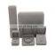 Factory wholesale custom grey velvet jewelry box ring box