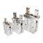 Factory Supply High Precision Slide Silver One-piece Piston Finger Cylinder Double Acting Pneumatic Cylinder