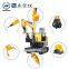 0.8 ton Chinese mini excavator with rubber track