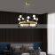 Simple Modern Style Ceiling Chandelier Bedroom Indoor Decor Hotel Home Ring Round LED Pendant Light