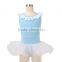 Hot Sale Sleeveless Leotard with Ballet Dance Performance Tutu Skirt For Kids