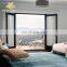 Luxury interior tempered glass simple design aluminum casement door for house
