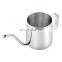 Classic Pour Over Coffee Tea Kettle 304 Stainless Steel Gooseneck Hanging Ear Pot Wholesales
