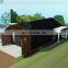 A Frame Prefab House Built in Suburb Steel Structure Eco-friendly Home Luxury Modern Villa Home in Danmark