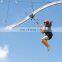 Customized Roller Coaster Zip line For Amusement Park