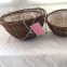 Hot Sale Square Good Quality Willow Basket For Decoration