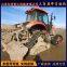 Tractor triangular track semi chain track reduces soil compaction rate