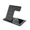 Hot Selling Wireless Charger Foldable White 3 In 1 Fast Type C Wireless Charging 3-In-1 Wireless Travel Charger  Pad