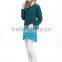 Fashion high quality Islamic girl's top casual chiffon shirt long sleeve blouses tops plus size B047