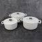 Sarchi 5 Quart Round Enameled Cast Iron Stock Pots