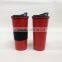 Red color double wall SS sublimation thermos vacuums flask