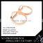 Sunglasses double rings simple rose gold plated rings 925 silver jewelry rings for girls