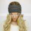 Hand Knitting Eye Style Warm Keeping Fashion Lady Headband Hairband For Women